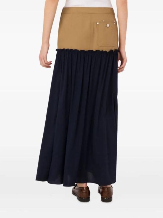 25FW 모스키노 롱 스커트 A01258219 Black - MOSCHINO