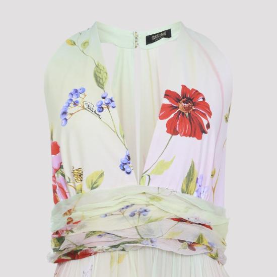 26SS 로베르토 카발리 롱 원피스 WQT175 CKR32 Pink - ROBERTO CAVALLI