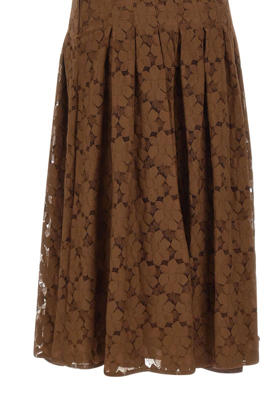 26SS 막스마라 스튜디오 미디 스커트 2616771011600 002 Brown - MAX MARA STUDIO