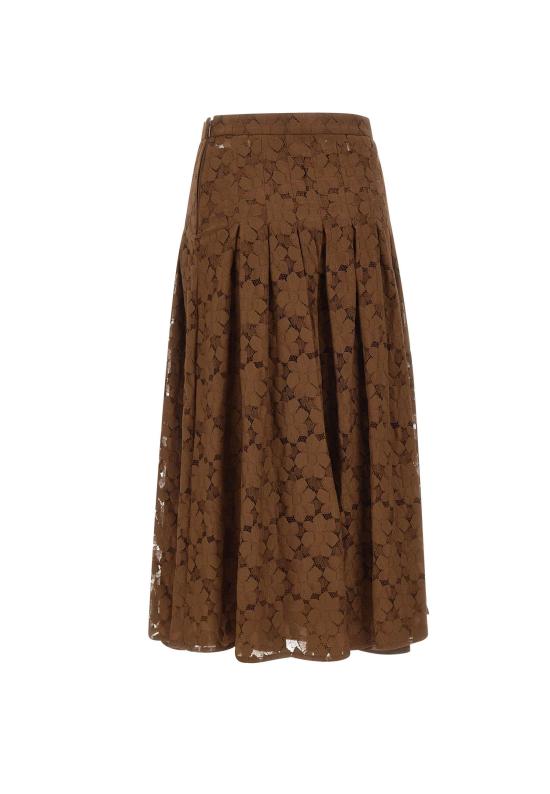 26SS 막스마라 스튜디오 미디 스커트 2616771011600 002 Brown - MAX MARA STUDIO