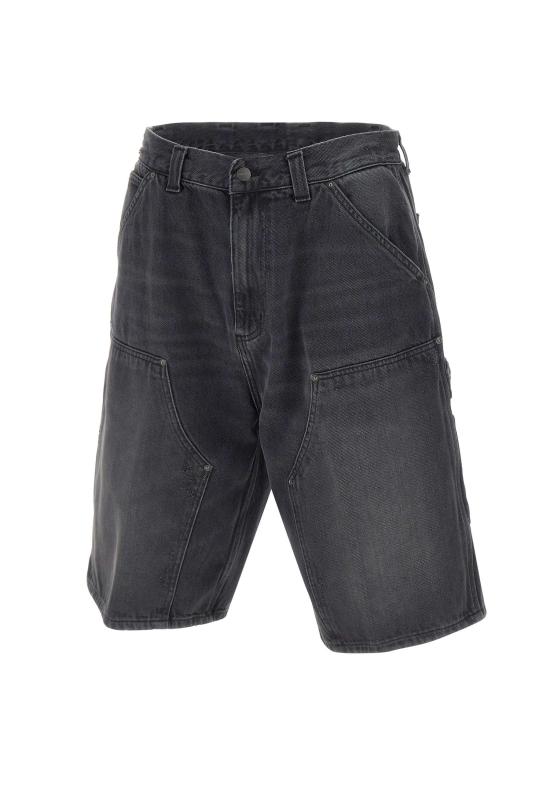 26SS 칼하트 WIP 숏팬츠 I036272 89B7 Black