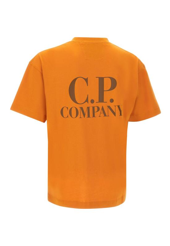 26SS 씨피 컴퍼니 반팔 티셔츠 20CMTS086A 005100W436 Orange - C.P. COMPANY