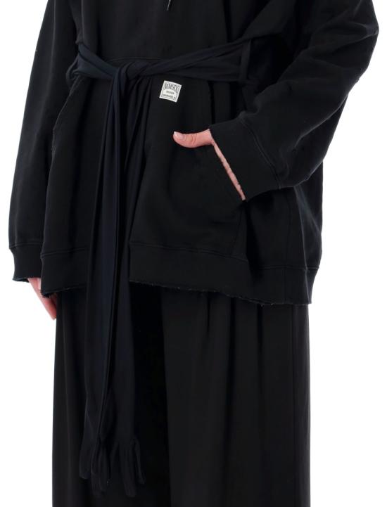 26SS MM6 메종마르지엘라 후드 티셔츠 S52DA0083M25025 Black - MM6 MAISON MARGIELA