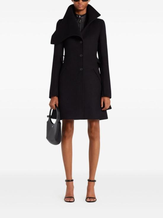 25FW 쿠레쥬 코트 325CMA230WO0118 9999 Black - COURREGES