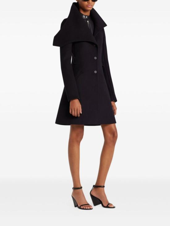 25FW 쿠레쥬 코트 325CMA230WO0118 9999 Black - COURREGES