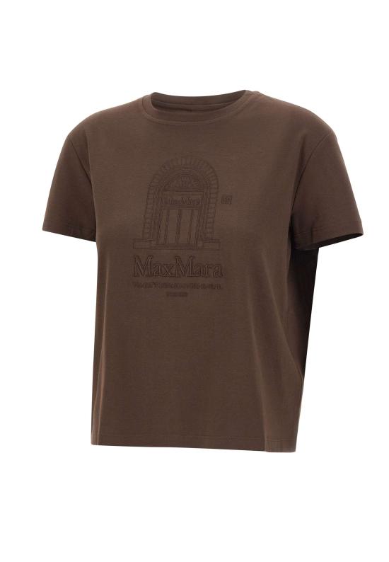 26SS 에스막스마라 반팔 티셔츠 2619971021600 004 Brown