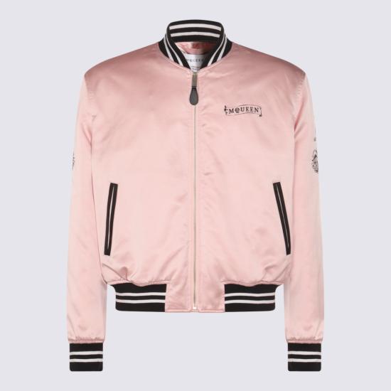 25FW 알렉산더 맥퀸 봄버 자켓 827989QSAB55009 Pink - ALEXANDER MCQUEEN