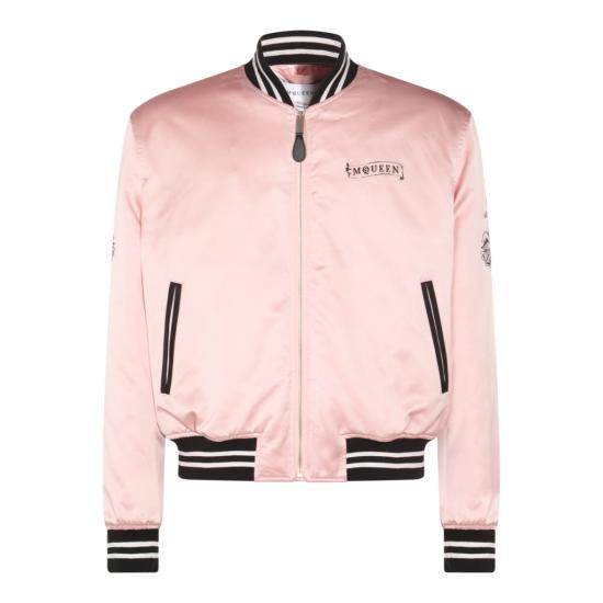 25FW 알렉산더 맥퀸 봄버 자켓 827989QSAB55009 Pink