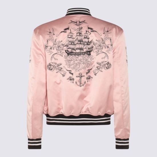 25FW 알렉산더 맥퀸 봄버 자켓 827989QSAB55009 Pink - ALEXANDER MCQUEEN