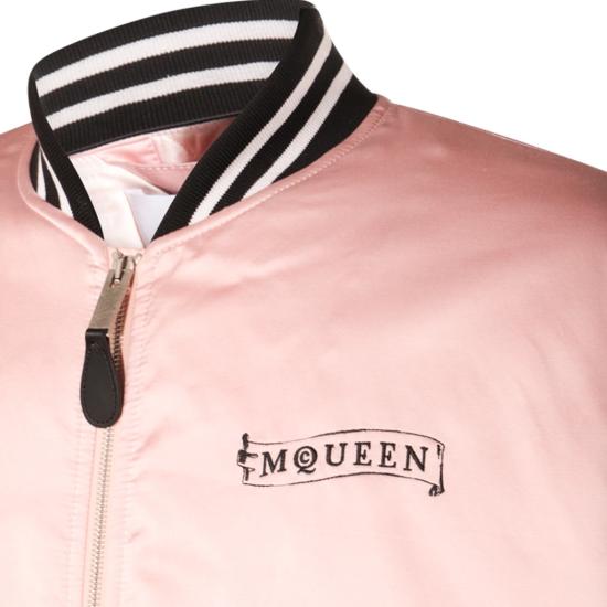 25FW 알렉산더 맥퀸 봄버 자켓 827989QSAB55009 Pink - ALEXANDER MCQUEEN