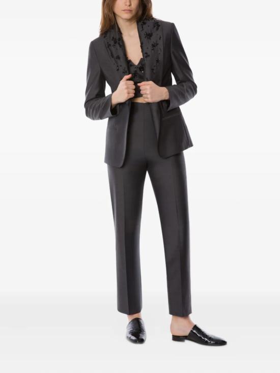 25FW 알베르타 페레티 스트레이트 팬츠 A03035136 Black - ALBERTA FERRETTI