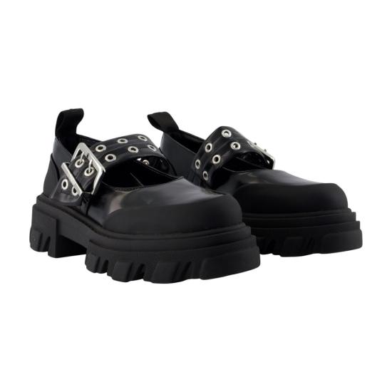 26SS 가니 플랫 슈즈 B1030061 099 BLACK - GANNI