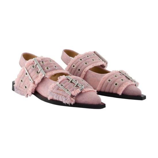 26SS 가니 플랫 슈즈 B1020097 05C PINK - GANNI