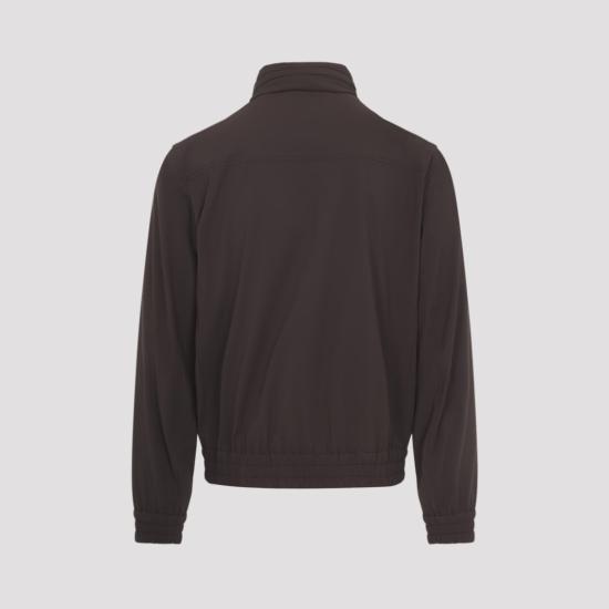 26SS 브루넬로 쿠치넬리 폴딩 후드 본디드 나일론 블루종 MZ4266525 Black - BRUNELLO CUCINELLI