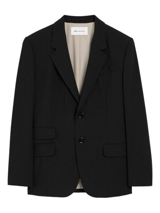 26SS 아미 뉴 울 스트레이트 싱글 브레스티드 자켓 HBV763 WV0194 001 Black