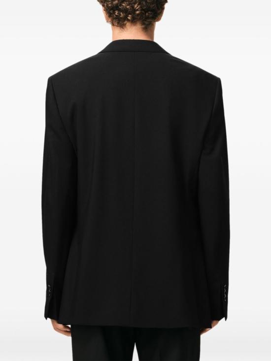 26SS 아미 뉴 울 스트레이트 싱글 브레스티드 자켓 HBV763 WV0194 001 Black - AMI