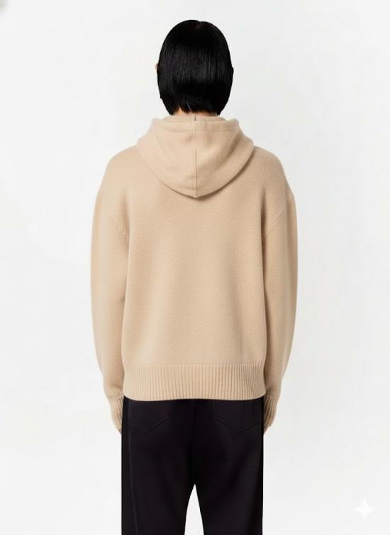 25FW 아미 후드 티셔츠 UKS802018 Neutrals - AMI