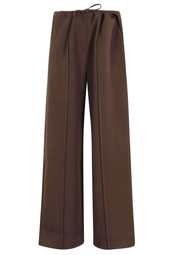 25FW La Piscine 스트레이트 팬츠 LF251WP010 TW018 097 Brown