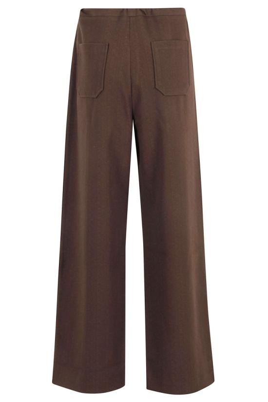 25FW La Piscine 스트레이트 팬츠 LF251WP010 TW018 097 Brown - OTHER BRANDS