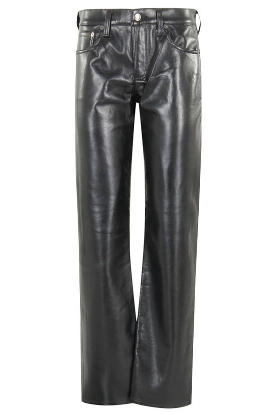 25FW 에이골디 가죽 팬츠 A281 1285 097 Black