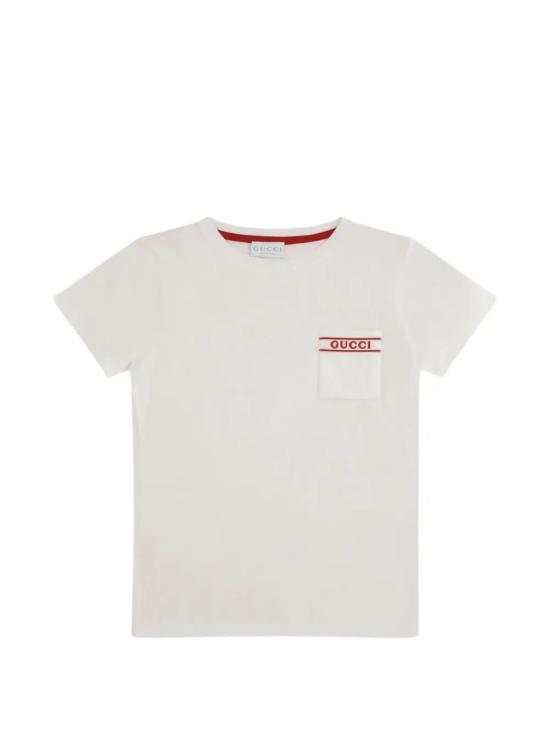 26SS [키즈] 구찌 티셔츠 849686 XJHNU 9035 NEW WHITE RED
