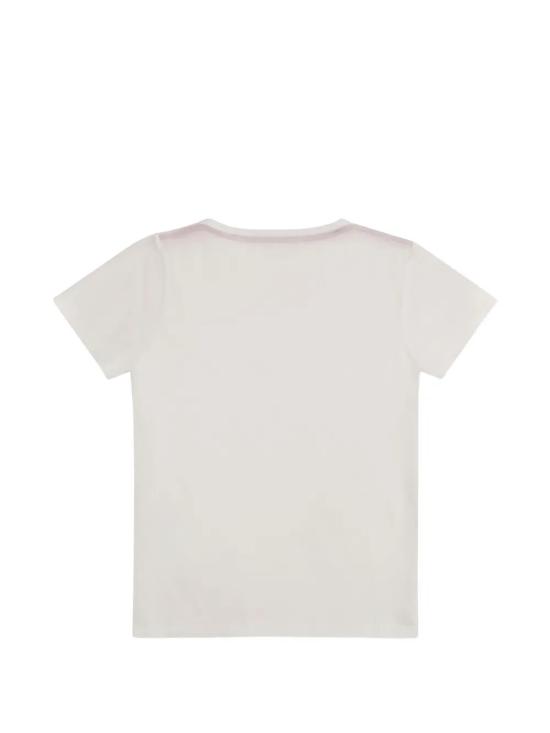 26SS [키즈] 구찌 티셔츠 849686 XJHNU 9035 NEW WHITE RED - GUCCI