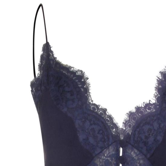 26SS 셀프 포트레이트 롱 원피스 RS26176XNNAVY Blue - SELF PORTRAIT