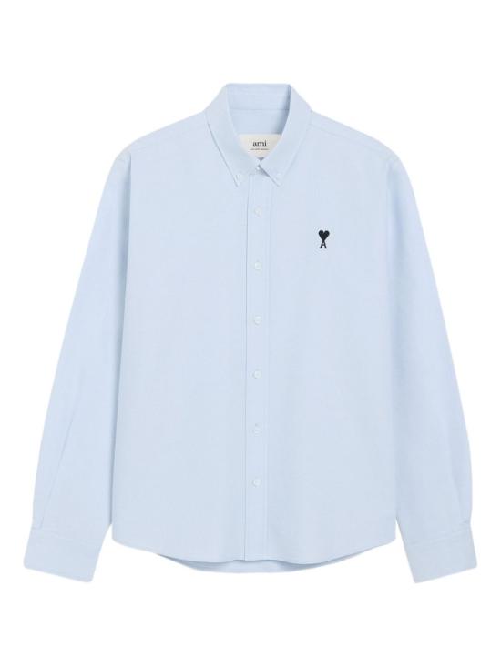 26SS 아미 긴팔 셔츠 HSH763 CO0031450 Blue - AMI