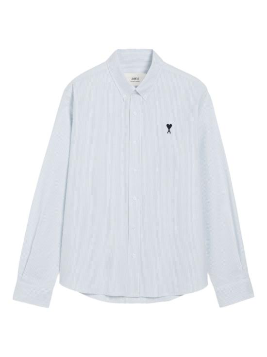 26SS 아미 긴팔 셔츠 HSH763 CO0087475 Blue - AMI