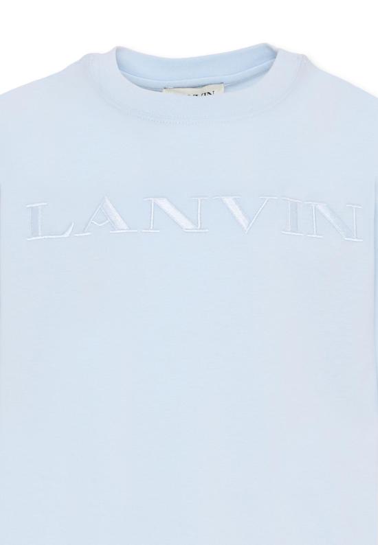 26SS [키즈] 랑방 티셔츠 N30360 79L LIGHT BLUE - LANVIN