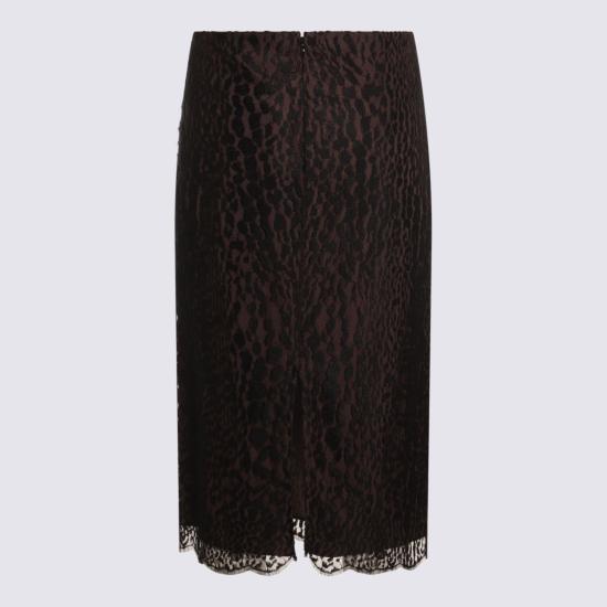 25FW 톰포드 미디 스커트 GC5817FAX1546XBLCH Brown - TOMFORD