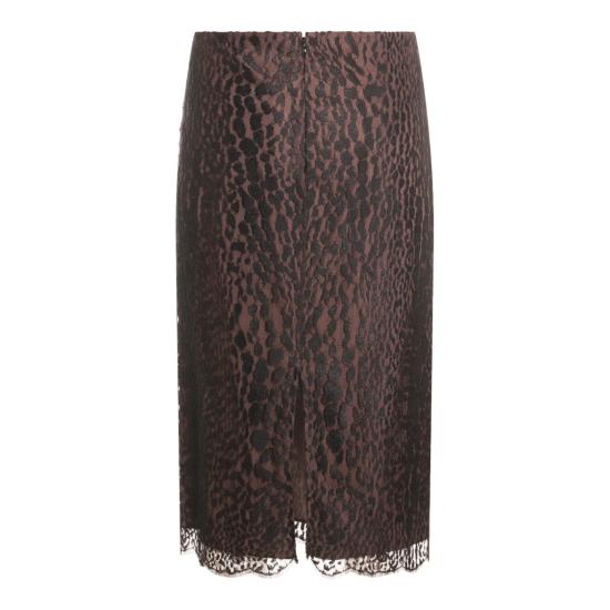 25FW 톰포드 미디 스커트 GC5817FAX1546XBLCH Brown - TOMFORD