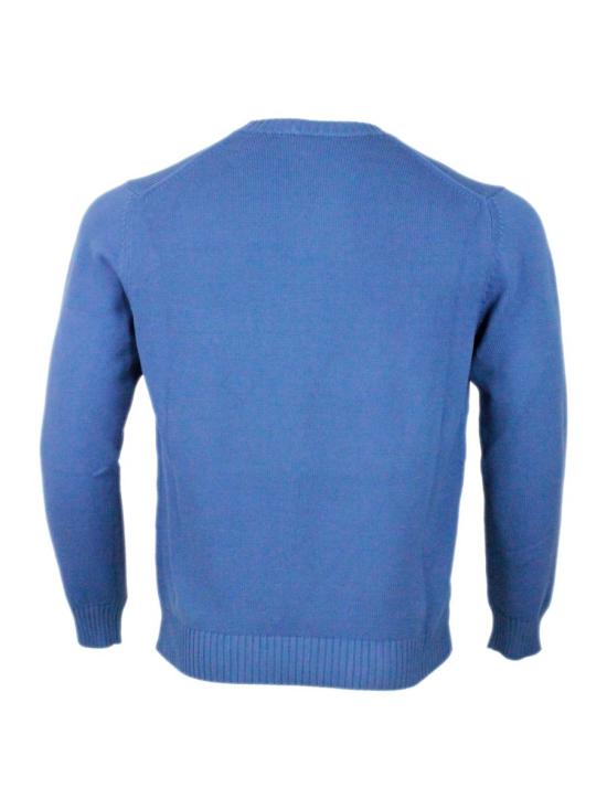 26SS 말로 스웨터 UXA387F3B27E3586 BLU AVIO - MALO