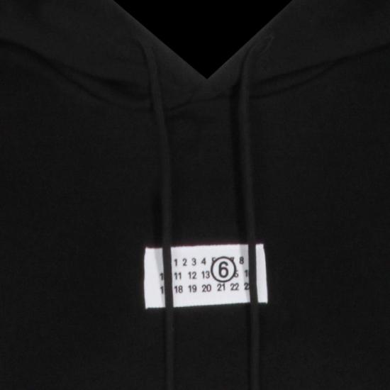 26SS MM6 메종마르지엘라 코튼 후디드 스웨트셔츠 S52GU0235M25025900 Black - MM6 MAISON MARGIELA