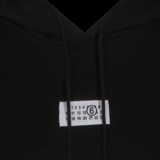 26SS MM6 메종마르지엘라 코튼 후디드 스웨트셔츠 S52GU0235M25025900 Black - MM6 MAISON MARGIELA