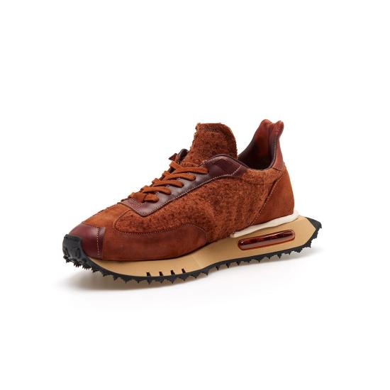 25FW 비포지티브 스니커즈 RACE01CAF Brown - BE POSITIVE