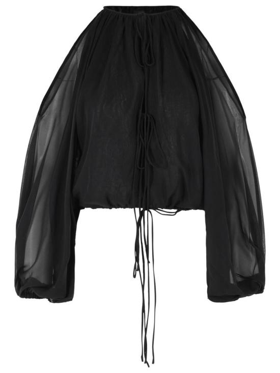 26SS 안다마네 블라우스 T190951A TNS038BLACK Black