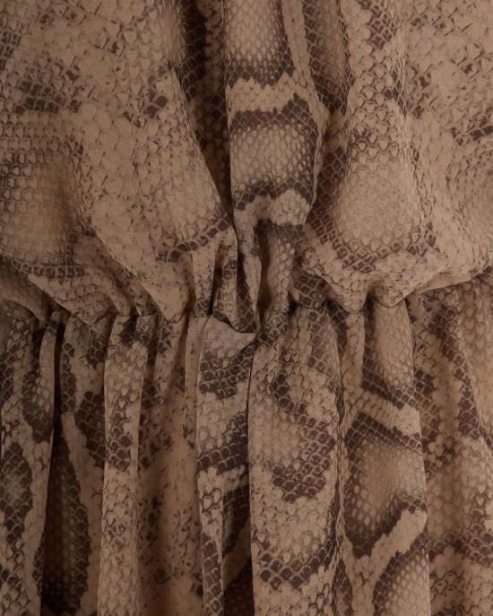 26SS 안다마네 미디 원피스 T190171BTNP264851 NATURAL PYTHON - ANDAMANE