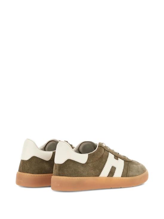 26SS 호간 쿨 스니커즈 HXM6470FB60UWX 419L MILITARY GREEN WHITE - HOGAN