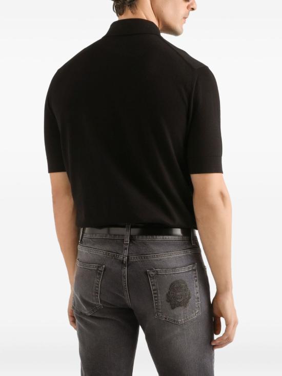 26SS 돌체앤가바나 반팔 티셔츠 GXZ02Z JBCIUN0000 Black - DOLCE & GABBANA