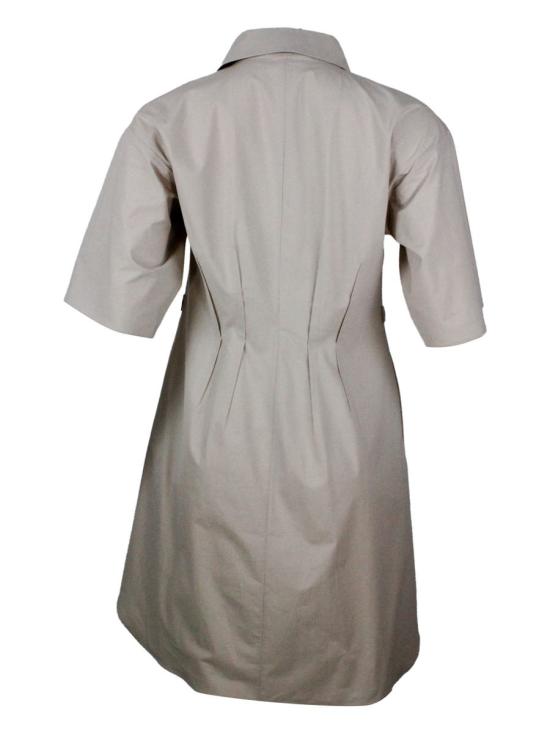 26SS 안토넬리 피렌체 미디 원피스 MICHELLE Q6591124 Beige - ANTONELLI FIRENZE