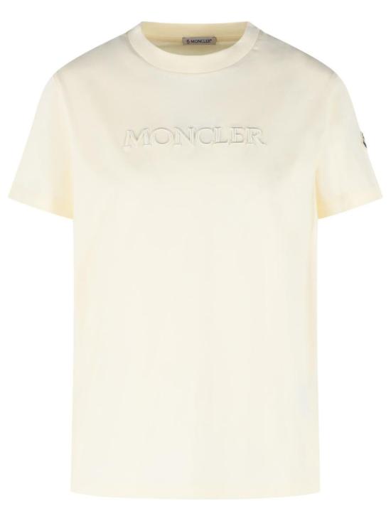 26SS 몽클레어 반팔 티셔츠 093 8C000 21 89AUO037 Beige