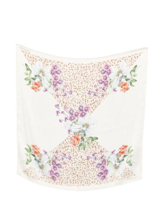 26SS 트윈셋 머플러/스카프 261TA4220 13261 LEOPARD FLOWER PARCHMENT PRINT