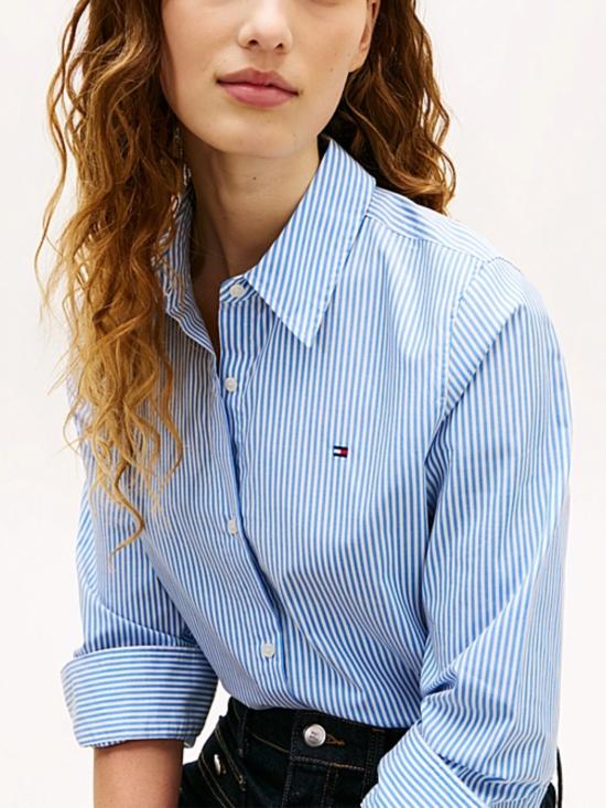 26SS 타미힐피거 셔츠 WW0WW47169 0BC Light Blue - TOMMY HILFIGER