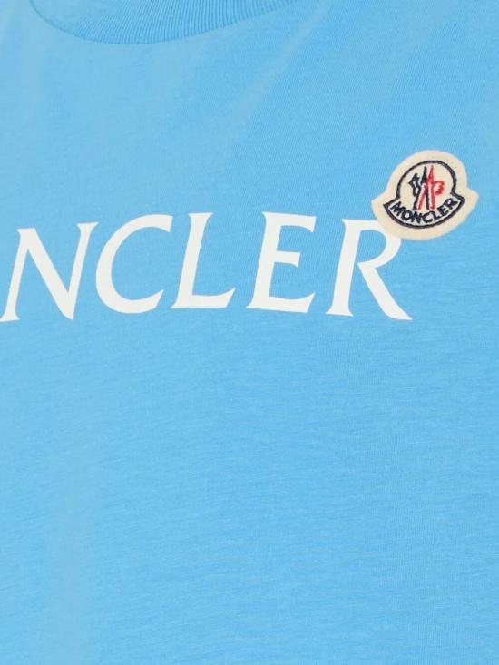 26SS [키즈] 몽클레어 티셔츠 L1 954 8C000 10 89AFV 70G LIGHT BLUE - MONCLER