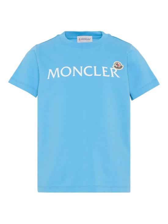 26SS [키즈] 몽클레어 티셔츠 L1 954 8C000 10 89AFV 70G LIGHT BLUE