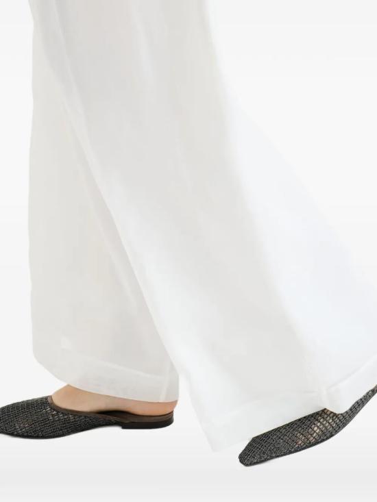 26SS 브루넬로 쿠치넬리 스웨이드 프레셔스 네트 자수 플랫 슈즈 MZSFC3177 C8769 IRON - BRUNELLO CUCINELLI