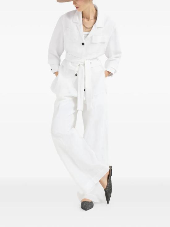 26SS 브루넬로 쿠치넬리 스웨이드 프레셔스 네트 자수 플랫 슈즈 MZSFC3177 C8769 IRON - BRUNELLO CUCINELLI