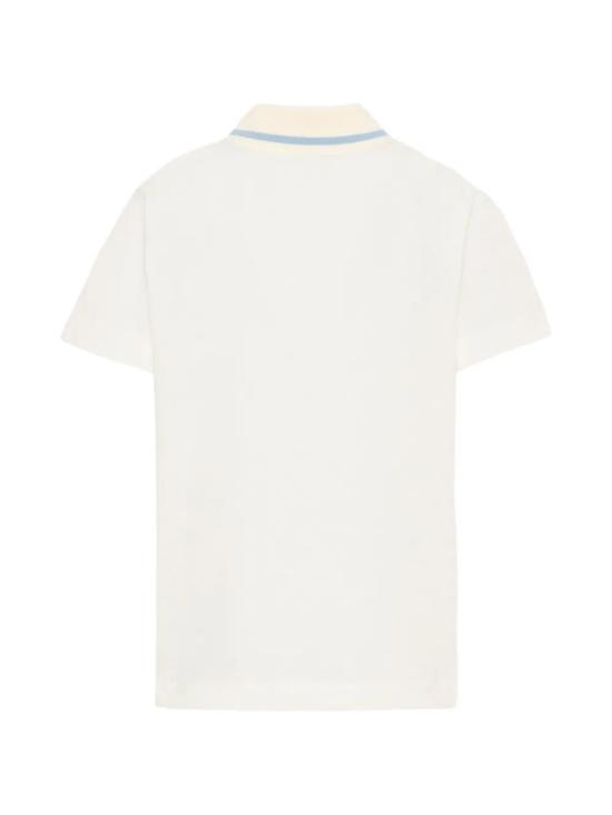 26SS [키즈] 펜디 폴로 셔츠 JMI496 7AJ F0TU9 CHALK - FENDI