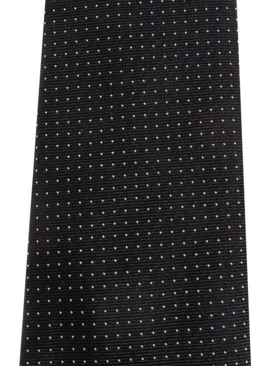 26SS 조르지오 아르마니 넥타이 GM000800 TE22048 FC027 BLACK - GIORGIO ARMANI